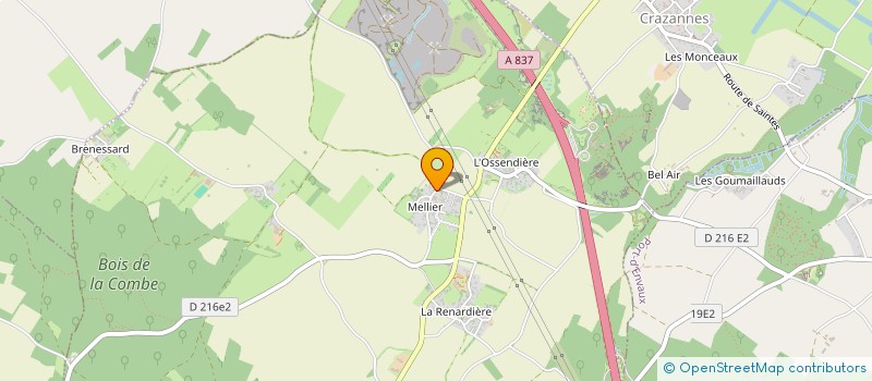 localisation de l'entreprise SCI LA PETITE FORET  PLASSAY