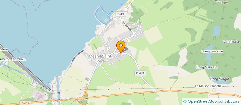 localisation de l'entreprise SCI LA PETITE GATERIE  MESNIL-SAINT-PERE