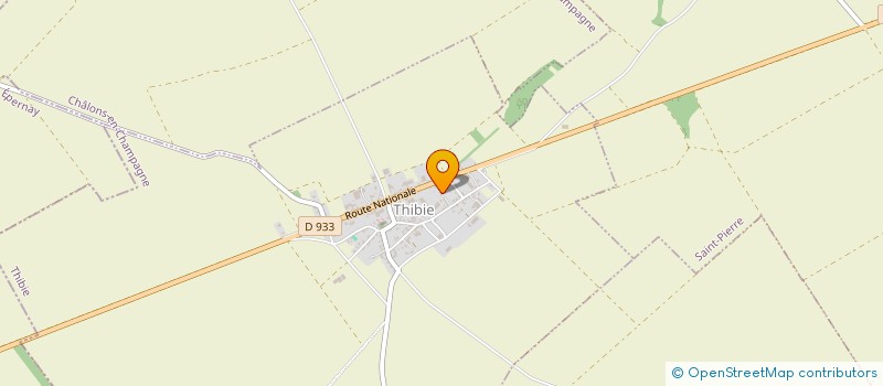 localisation de l'entreprise SCI LA PETITE GIRONDE  THIBIE