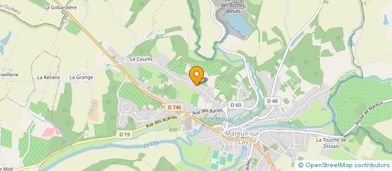 localisation de l'entreprise SCI LA PETITE HENRIETTE  MAREUIL-SUR-LAY-DISSAIS