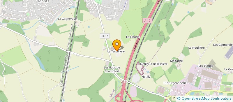 localisation de l'entreprise SCI LA PETITE HOLLANDE  MONTS