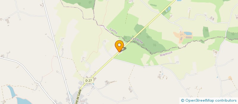 localisation de l'entreprise SCI LA PETITE HOMMELIERE  SAINT-DENIS-D'ANJOU