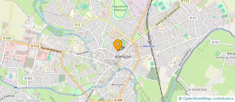 localisation de l'entreprise SCI LA PETITE HUTTE à ALENCON
