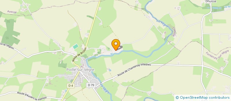 localisation de l'entreprise SCI LA PETITE ILE  POILLE-SUR-VEGRE