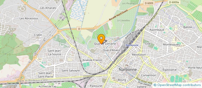localisation de l'entreprise SCI LA PETITE LORRAINE à NARBONNE