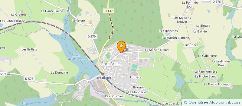 localisation de l'entreprise SCI LA PETITE LUTECE  PORT-BRILLET