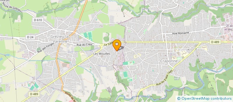 localisation de l'entreprise SCI LA PETITE MAISON  GREZIEU-LA-VARENNE