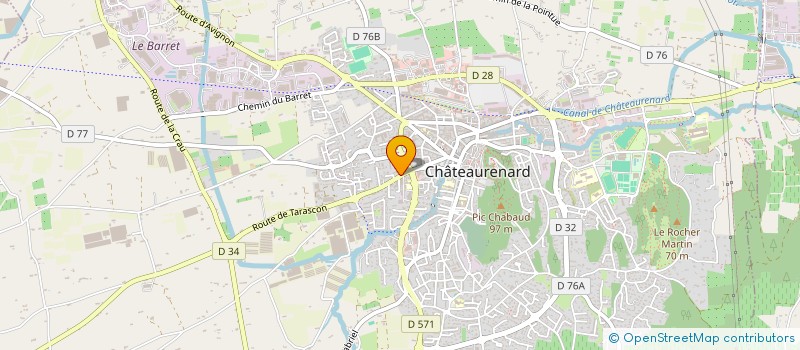 localisation de l'entreprise SCI LA PETITE MAISON à CHATEAURENARD