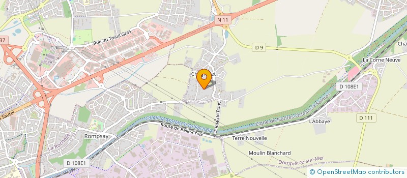 localisation de l'entreprise SCI LA PETITE MAISON DE REBOUL  DOMPIERRE-SUR-MER