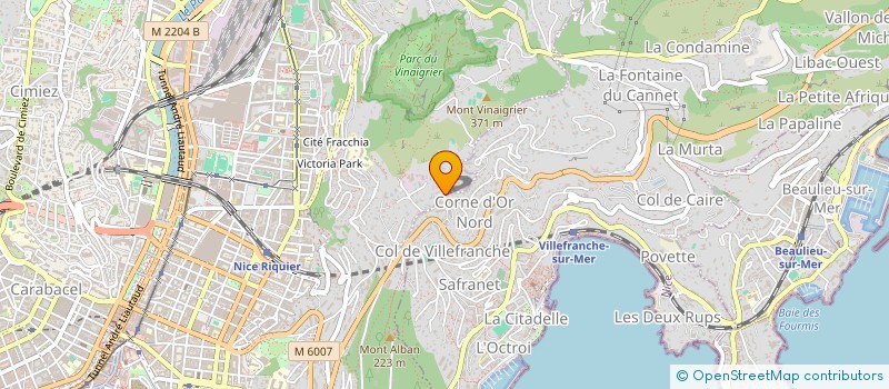 localisation de l'entreprise SCI LA PETITE MAISON ROUGE  NICE