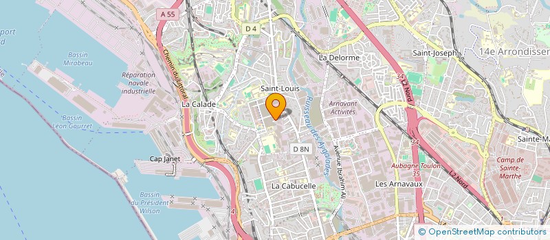 localisation de l'entreprise SCI LA PETITE MARIE à MARSEILLE