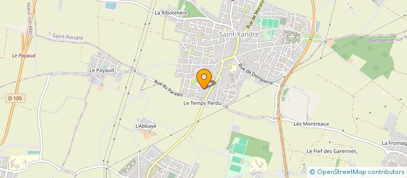 localisation de l'entreprise SCI LA PETITE MARINE  SAINT-XANDRE