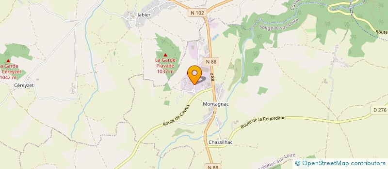 localisation de l'entreprise SCI LA PETITE MER  SOLIGNAC-SUR-LOIRE