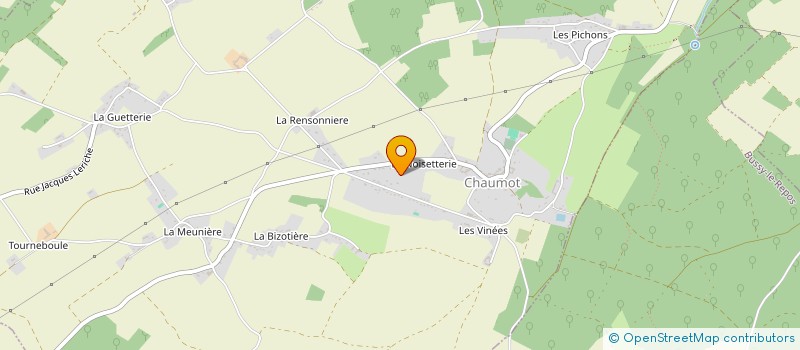 localisation de l'entreprise SCI LA PETITE NOISETTERIE à CHAUMOT