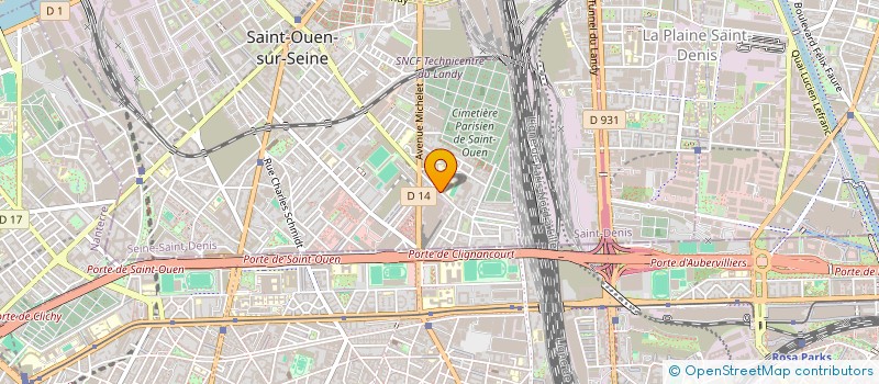 localisation de l'entreprise SCI LA PETITE NOUE à SAINT-OUEN-SUR-SEINE