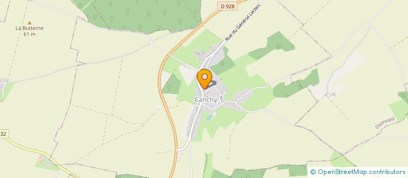 localisation de l'entreprise SCI LA PETITE PALETTE  CRECY-EN-PONTHIEU