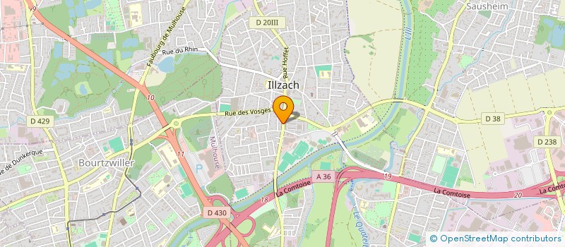 localisation de l'entreprise SCI LA PETITE PIERRE  RIEDISHEIM