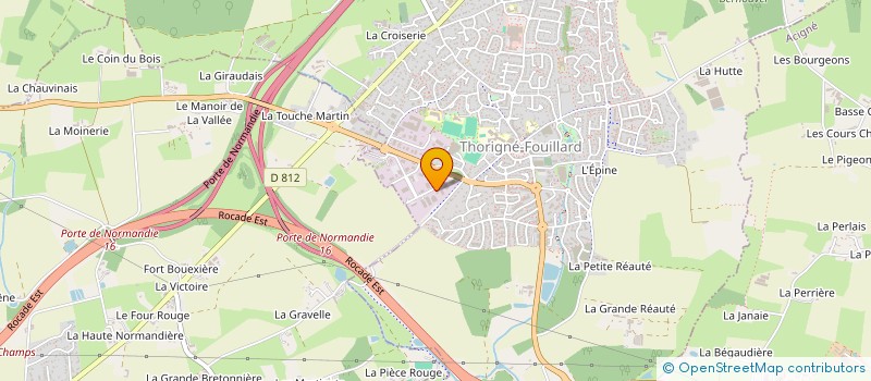 localisation de l'entreprise SCI LA PETITE RIVIERE  ROZ-LANDRIEUX