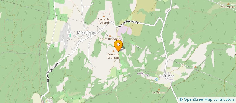 localisation de l'entreprise SCI LA PETITE ROULOTTE  MONTJOYER