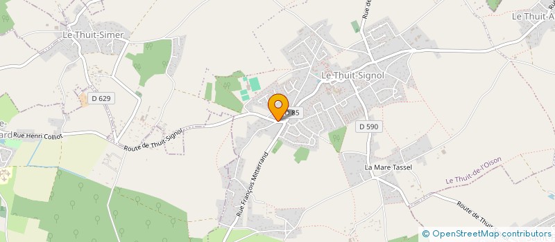 localisation de l'entreprise SCI LA PETITE RUE  LE THUIT DE L'OISON