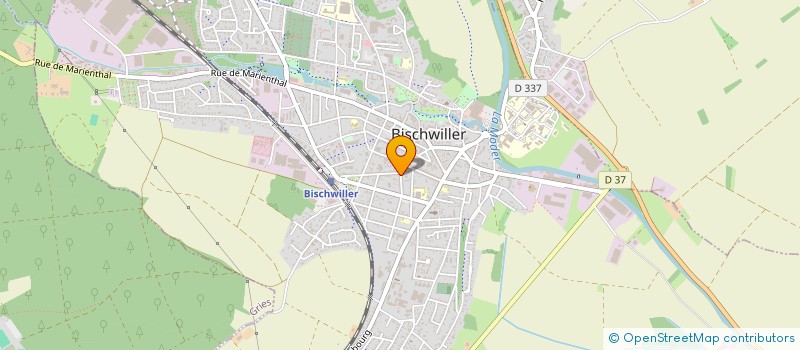 localisation de l'entreprise SCI LA PETITE SUISSE  BISCHWILLER