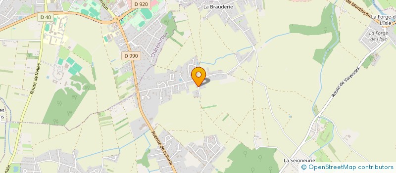 localisation de l'entreprise SCI LA PETITE TOUCHE à LE POINCONNET