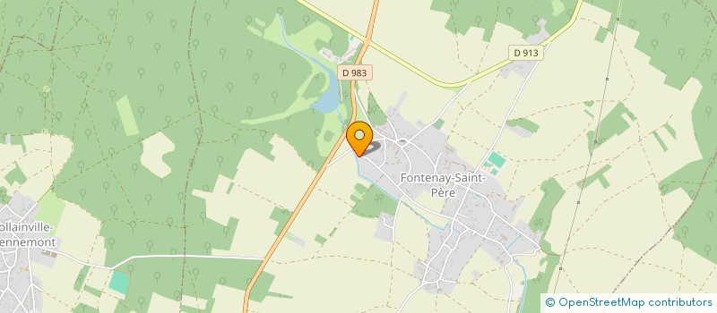 localisation de l'entreprise SCI LA PETITE VALLEE  FONTENAY-SAINT-PERE