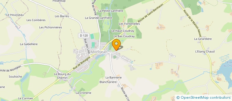 localisation de l'entreprise SCI LA PETITE VEILLERE  MONTJEAN