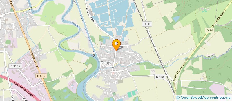 localisation de l'entreprise SCI LA PETITE VERRIERE  GURGY