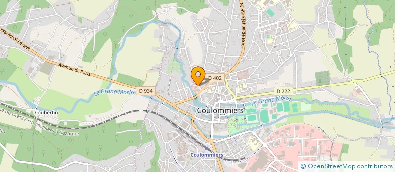 localisation de l'entreprise SCI LA PEUPLERAIE à COULOMMIERS