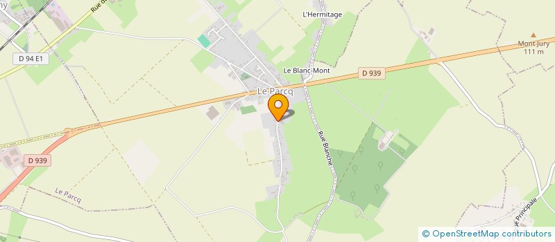 localisation de l'entreprise SCI LA PEUPLERAIE  LE PARCQ