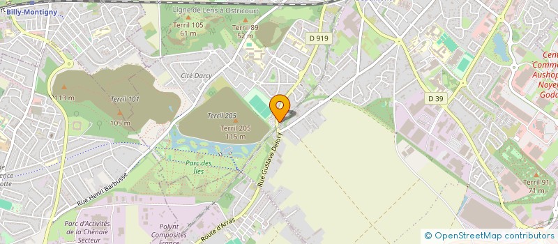 localisation de l'entreprise SCI LA PEUPLERAIE à HENIN-BEAUMONT