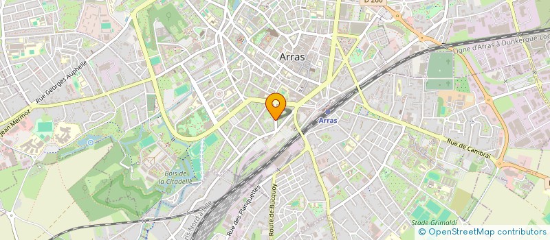 localisation de l'entreprise SCI LA PEUPLERAIE à ARRAS