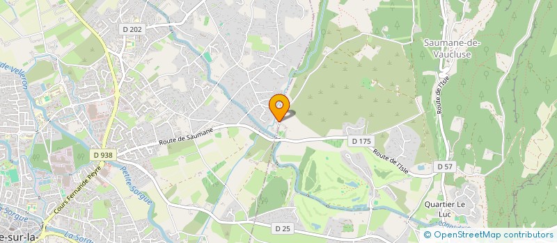 localisation de l'entreprise SCI LA PEYRIERE  SAUMANE-DE-VAUCLUSE