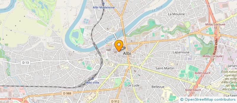 localisation de l'entreprise SCI LA PEYROLIERE à ALBI