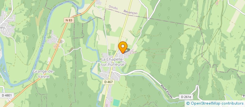 localisation de l'entreprise SCI LA PHACELIE  LA CHAPELLE-SUR-FURIEUSE