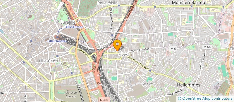 localisation de l'entreprise SCI LA PHALECQUE 12 à LILLE