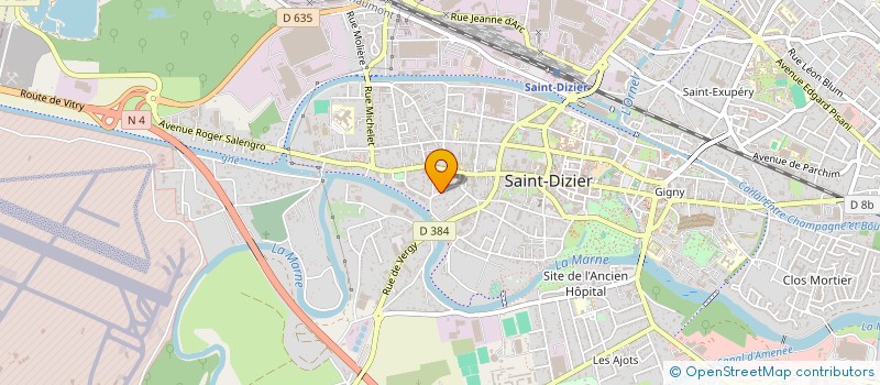 localisation de l'entreprise SCI LA PHIROB à SAINT-DIZIER