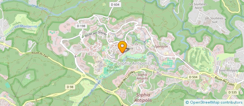 localisation de l'entreprise SCI LA PHOCEENNE  VALBONNE