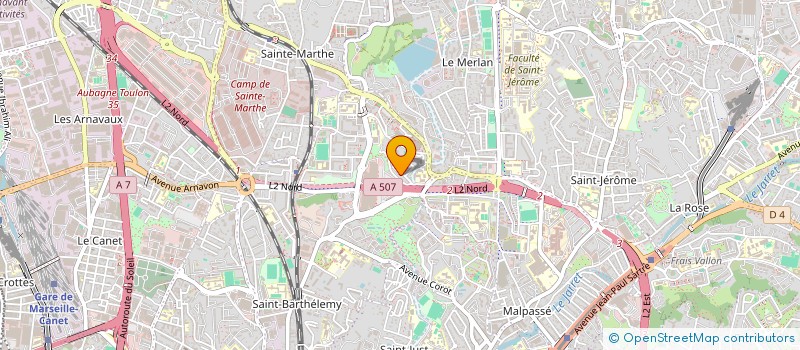 localisation de l'entreprise SCI LA PHOCENNE IMMOBILIERE à MARSEILLE