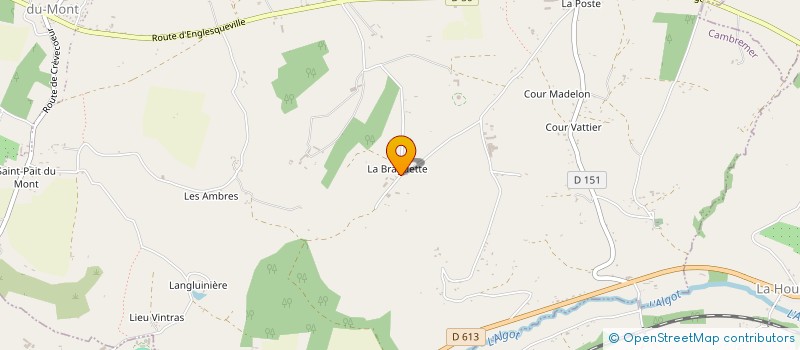 localisation de l'entreprise SCI LA PICANE DU CANTEPIE  CAMBREMER