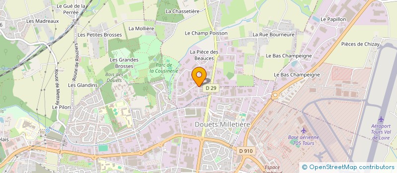 localisation de l'entreprise SCI LA PICHERIE  NOTRE-DAME-D'OE
