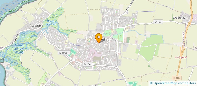 localisation de l'entreprise SCI LA PICHONE  NIEUL-SUR-MER