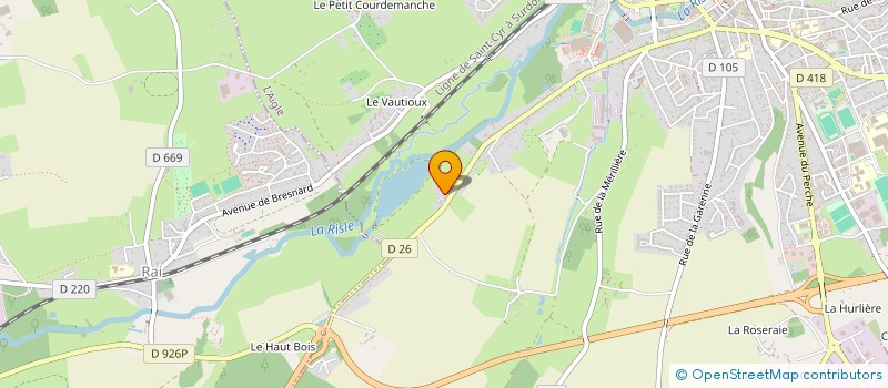 localisation de l'entreprise SCI LA PICHOTIERE à SAINT-SULPICE-SUR-RISLE