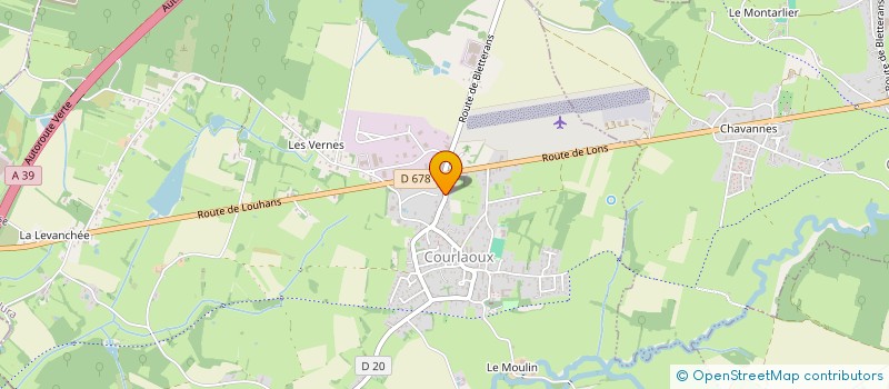 localisation de l'entreprise SCI LA PIECE DU CHATEAU  COURLAOUX