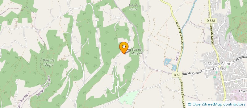 localisation de l'entreprise SCI LA PIEDRA  ROMANS-SUR-ISERE