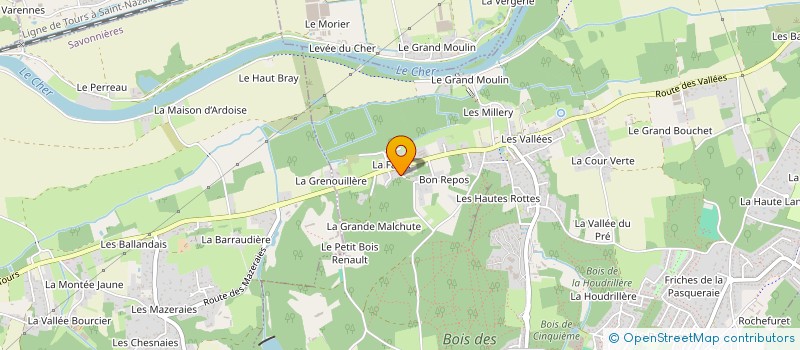 localisation de l'entreprise SCI LA PIEGERIE  BALLAN-MIRE