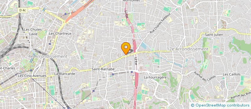 localisation de l'entreprise SCI LA PIERLAJE à MARSEILLE