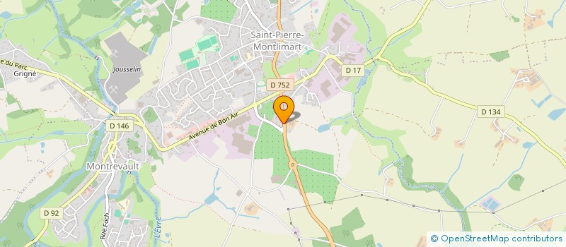 localisation de l'entreprise SCI LA PIERRE à MAUGES-SUR-LOIRE