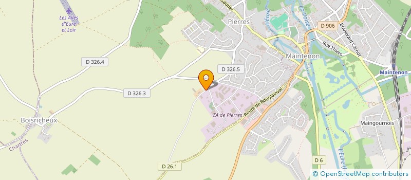 localisation de l'entreprise SCI LA PIERRE à PIERRES